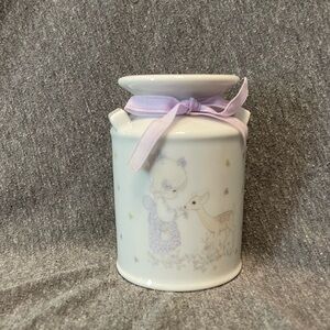 Precious Moments Porcelain Milk Tin